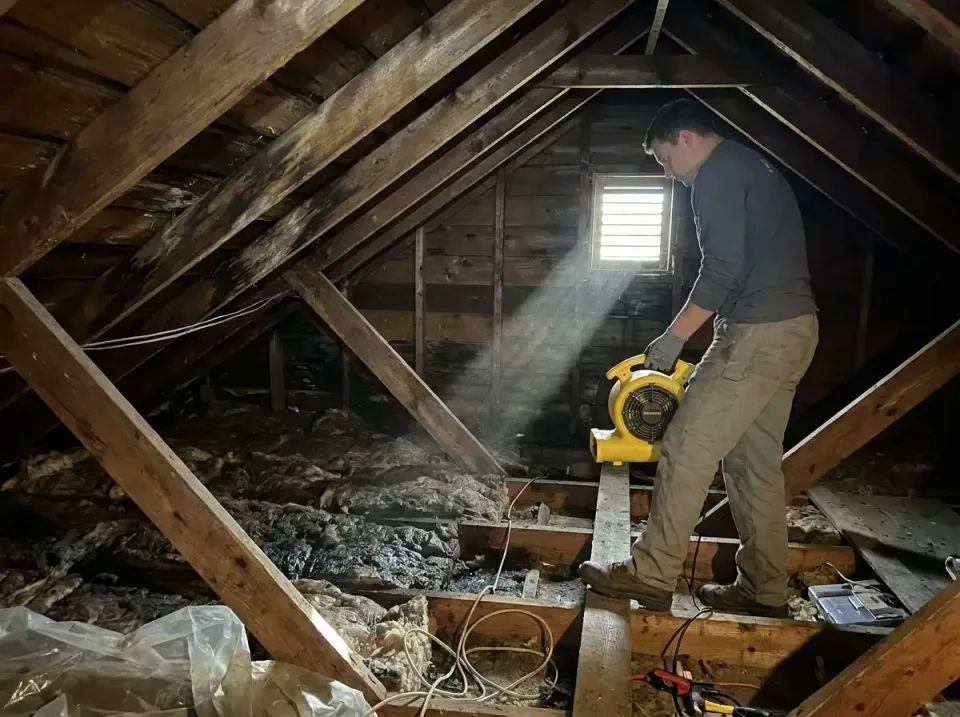 attic-water-damage-drying-proc-007 — frequently asked questions, Emergency Water Extraction & 24/7 Flood Response in Edgerto…